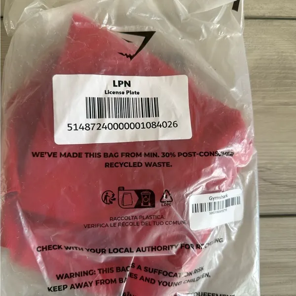 Gymshark Vital Sculpt Seamless Short Red Small NWT IN PACKAGE - Image 6