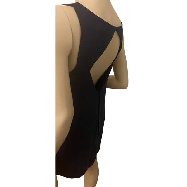 Alice + Olivia Silk Mini Dress‎ Navy Blue - Size Small Petite - Image 8