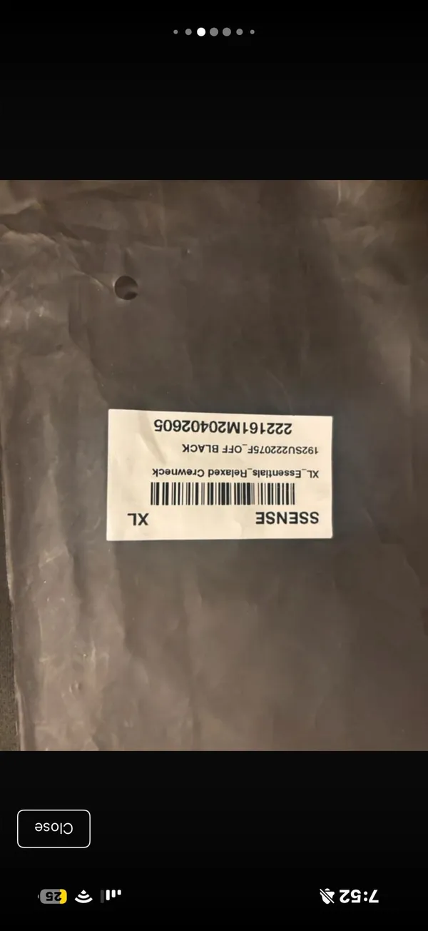 Essential fear of god crewneck size XL - Image 8
