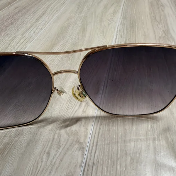 Quay Australia‎ Stop and Stare Gold Aviator Sunglasses Purple Gradient Lens 126 - Image 4