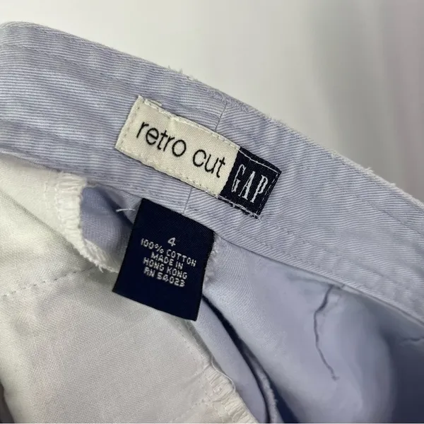 Gap Light Blue Retro Fit Cropped Wide Leg Pants 4‎ - Image 4