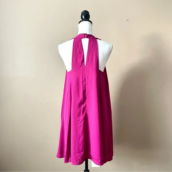 Free People FABLE | Fuchsia Shift Dress Sz S - Image 6