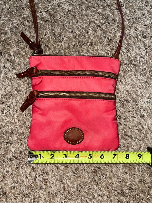 Dooney & Bourke Coral Pink Crossbody Bag - Image 12