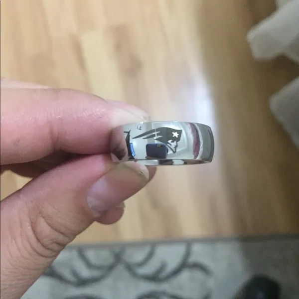 Silver Arc New England Patriots Ring - Image 3