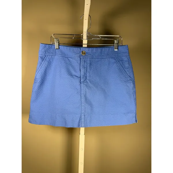Lilly Pulitzer Nicki Skort Blue Jumbo Pique Preppy Coastal Golf Resort‎ - Image 2