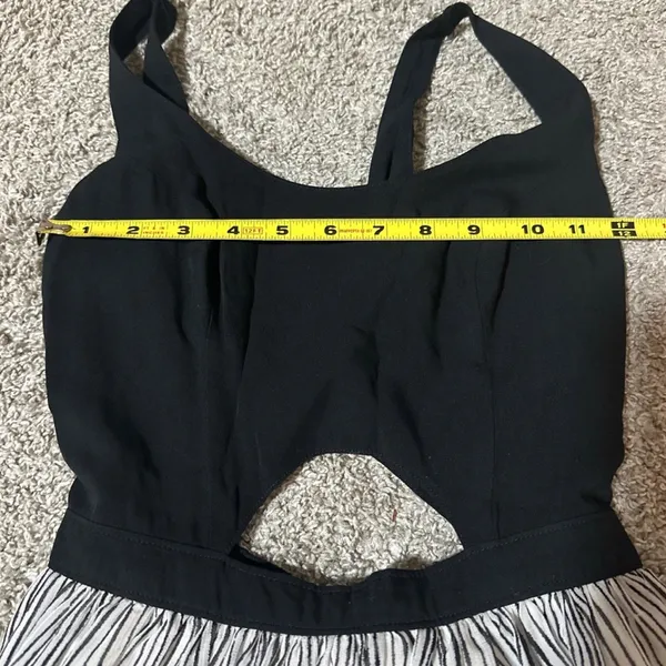 Abercrombie & Fitch Black & White Cutout Dress - Image 5