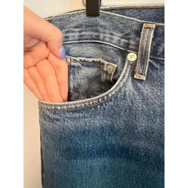 AGOLDE Vintage High Rise Jeans size 31 Medium Wash 100% Cotton - Image 3