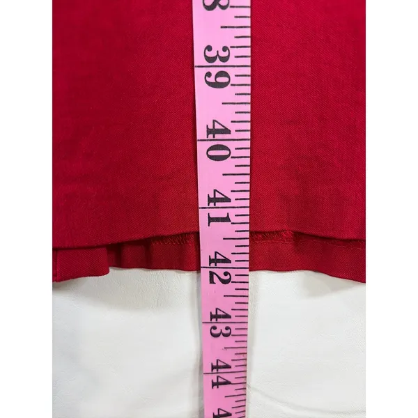 Torrid Red Polka Dot Mesh Yoke Fit and Flare Midi Dress Size 14 Retro Style - Image 6