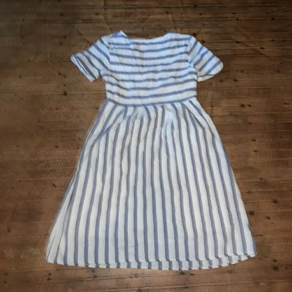 Orange Creek blue and white lightweight nautical S beachy dress - Image 3