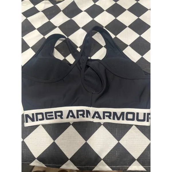 Under Armour sports bra criss cross style large EUC workout running women - Image 2
