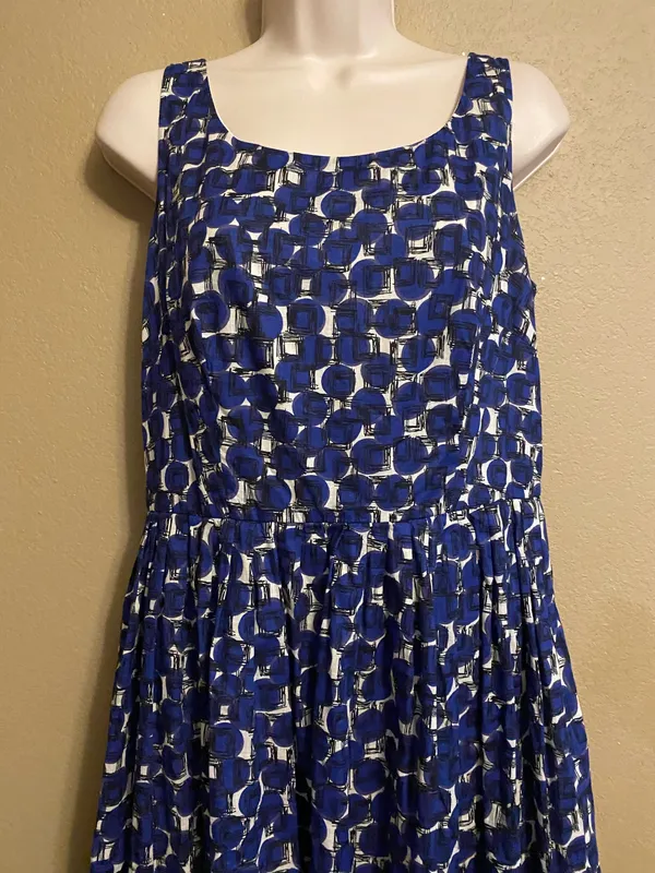 Boden FitnFlare Geo Print Cotton Dress - Image 2