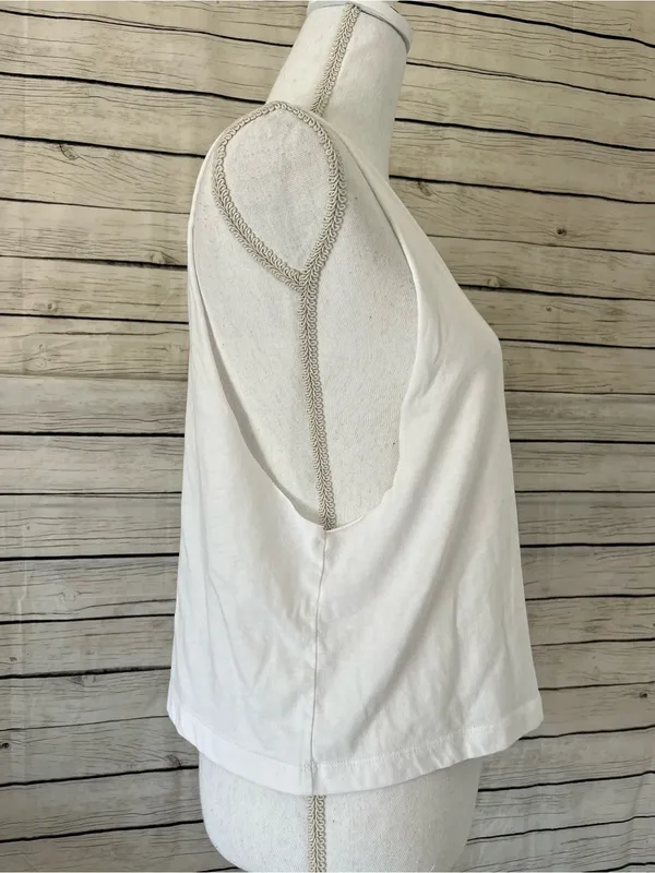 Forever 21 White “CAN & WILL” Graphic Muscle Tank - Image 5