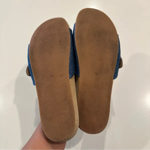 Jack Rogers Dorothy Bow‎ Slip On Footbed Sandals Size 10 - Image 5