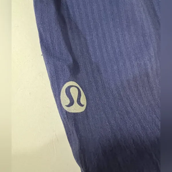 Lululemon Dance Studio Crop Jogger Pants Blue Size 4 Drawstring Waist - Image 5