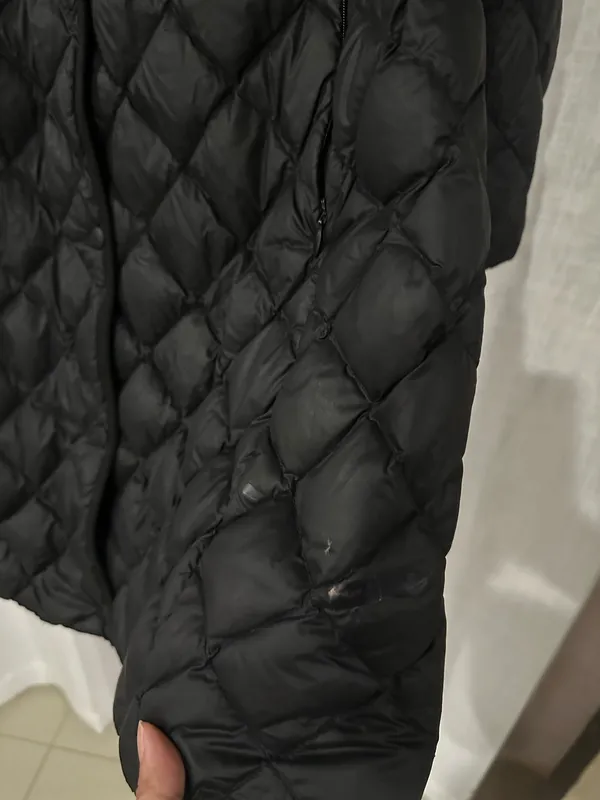 UNIQLO Ultra Light Down Compact Coat Black Size S Quilted Long Jacket Packable - Image 15
