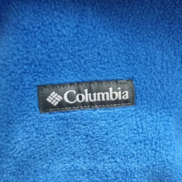 Columbia Women's Blue Fleece‎ Vest Outdoor Activewear Zip-Up Sleeveless Jacket - Image 7
