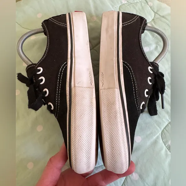 Vans Black Classic Pop Crush Sneakers Mens size 3.5 / Women’s size 5 - Image 5