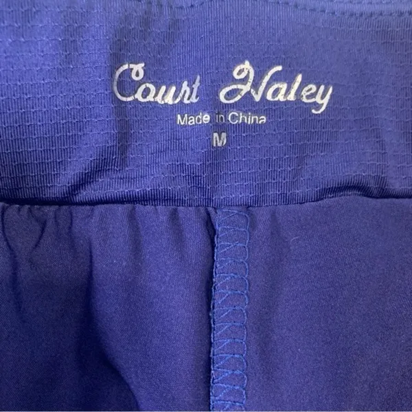 Court Haley Women's M Navy Blue Athletic Tiered Skort Tenniscore Golf Sporty - Image 5