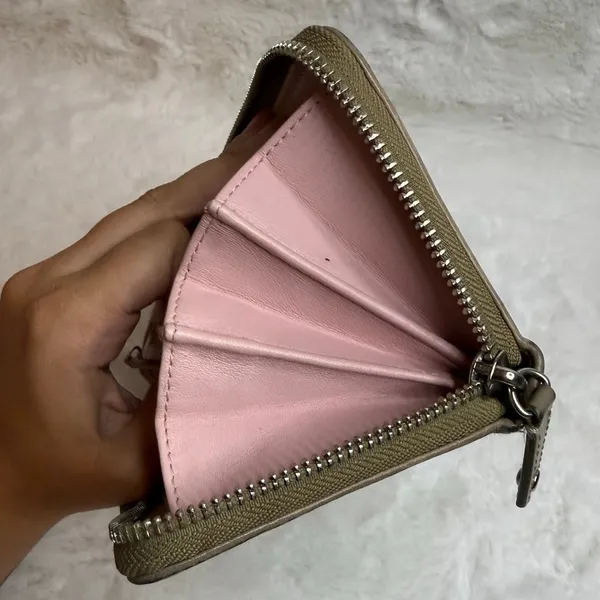 COACH Signature Canvas Zip Around Wallet - Image 8