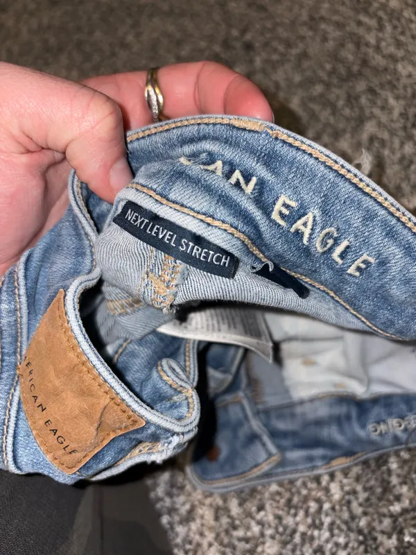 American Eagle high waisted ripped jegging - Image 6