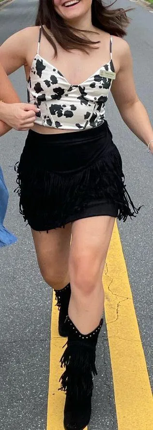 Francesca's Western Fringe skirt - Image 8
