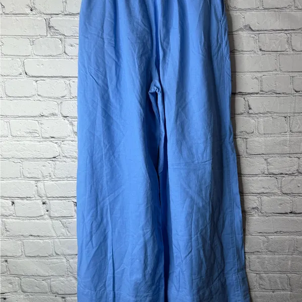 Free People Light Blue high rise wide leg pants size xs - Image 12