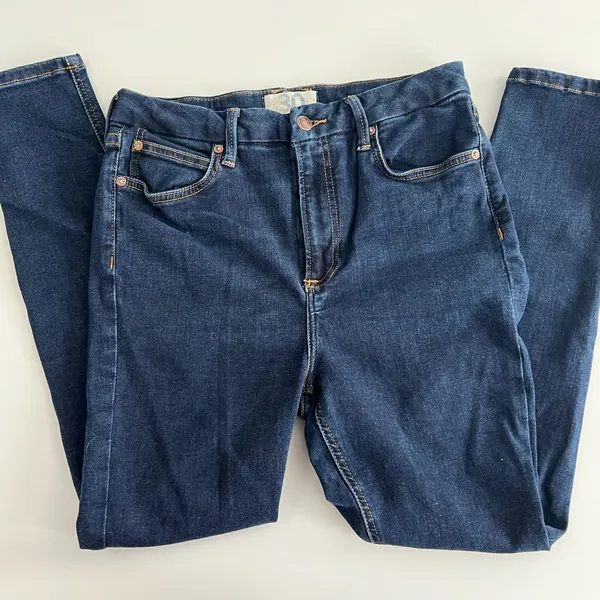 Free People We The Free Jeans Womens 30 Blue Great High Rise Skinny Stretch - Image 2