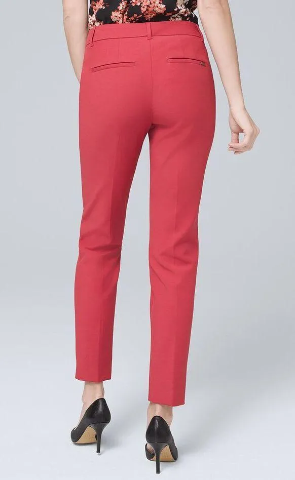 WHBM Comfort Stretch Slim Ankle Pants - Fire Quartz - Image 3
