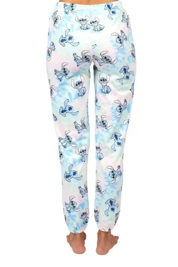 Disney Stitch Womens Cotton Pajama Pants, Sleepwear Bottoms, Stitch - Image 3