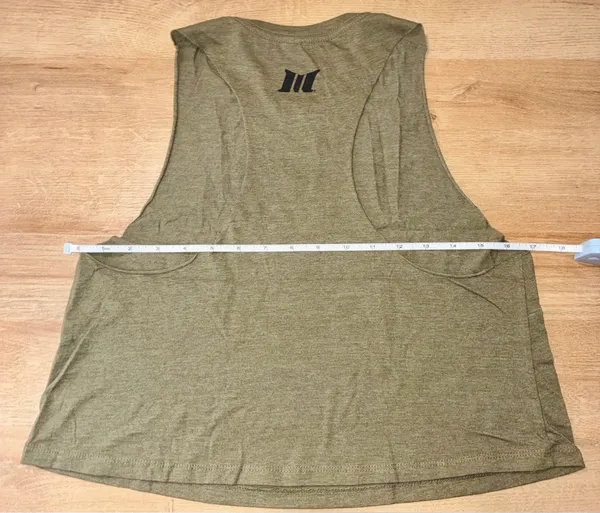 Women’s Beauty, Brains, Booty Gains Cropped Tank Top/ Muscle Club Apparel - Image 5