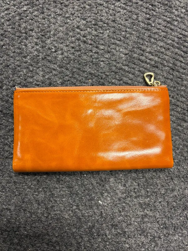 KATTEE Leather Wallet Orange - Image 2