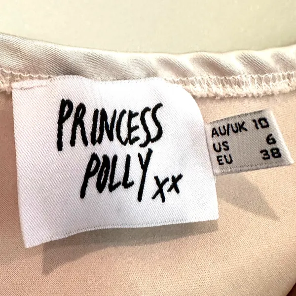 Princess Polly Star Power Mini Dress Women's 6‎ Champagne Coquette Girl Dainty - Image 7