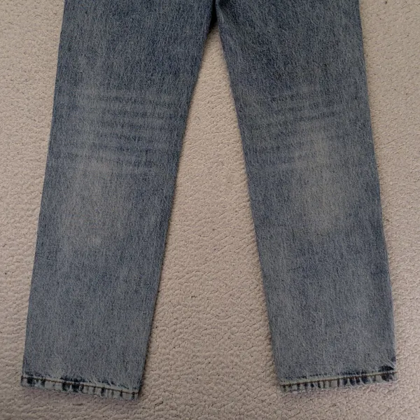 Princess Polly Crossover‎ Waist Straight Leg Jeans Light Wash Blue Womens Size 2 - Image 6