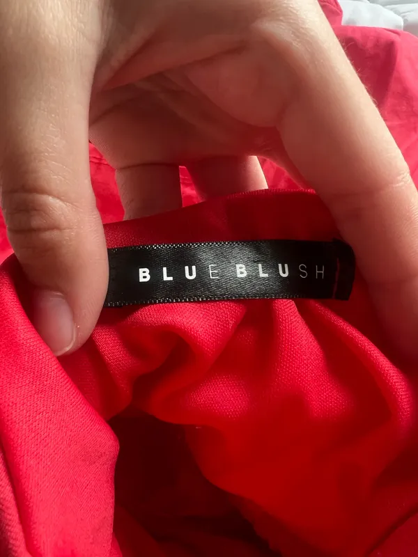 Blue Blush Red Dress - Image 2