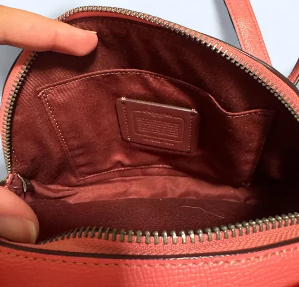 Coach Crossbody Purse Leather - Image 5