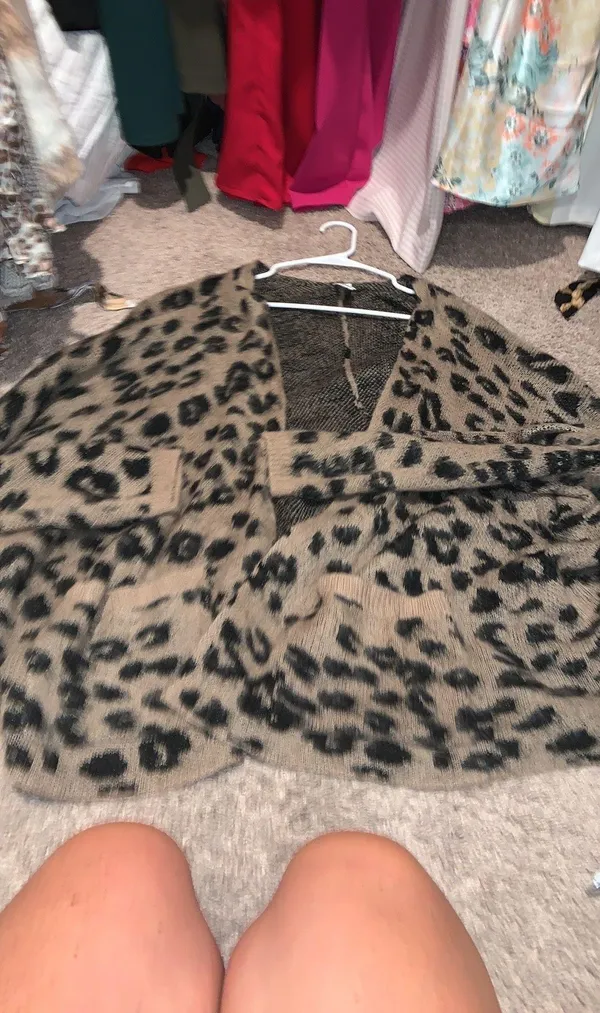 cheetah cardigan - Image 3