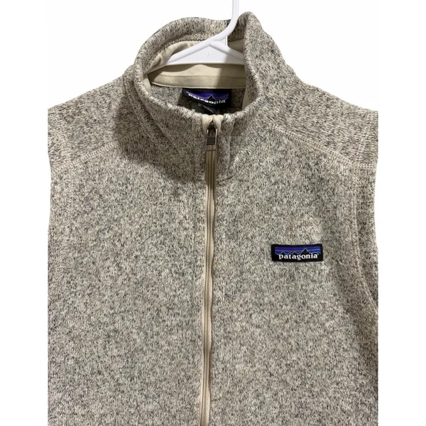 Patagonia Better Sweater‎ Vest Full Zip Pelican Women's Size Medium - Image 3