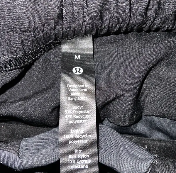 Comfortable black joggers by Lululemon Athletica. Ideal for active or casual wear. Lululemon Men’s Pants size M - Image 6