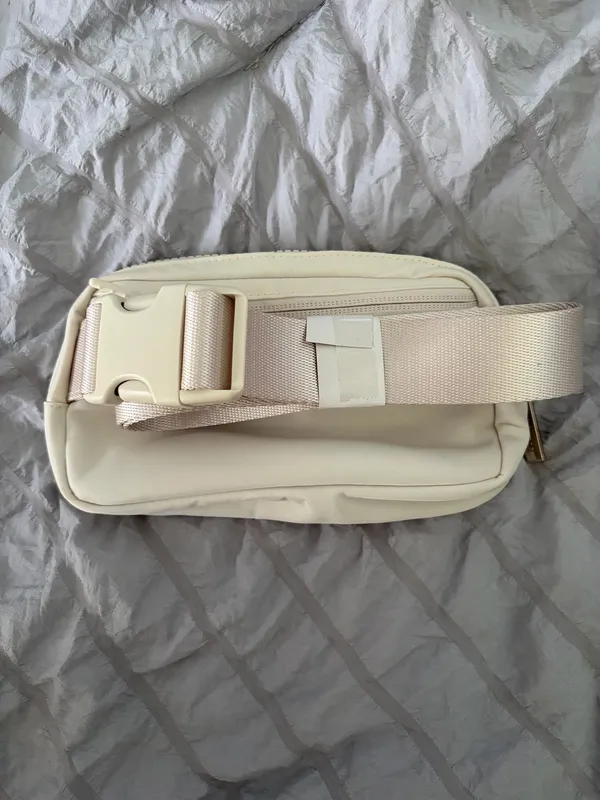 Lululemon Belt Bag - Cream with Gold emblems , Brand New. - Image 2