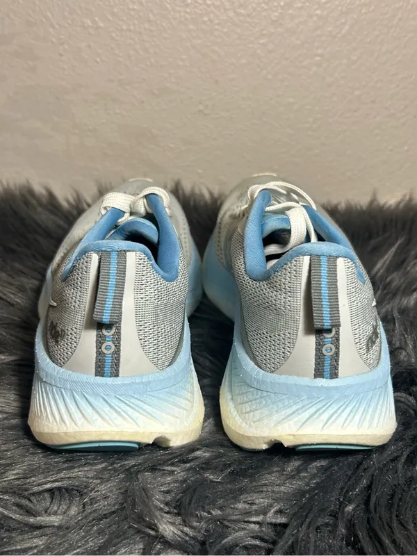 Saucony RIDE 17 Women Light Blue Running Shoe Cushioned Support Sneakers Sz 6.5 - Image 6
