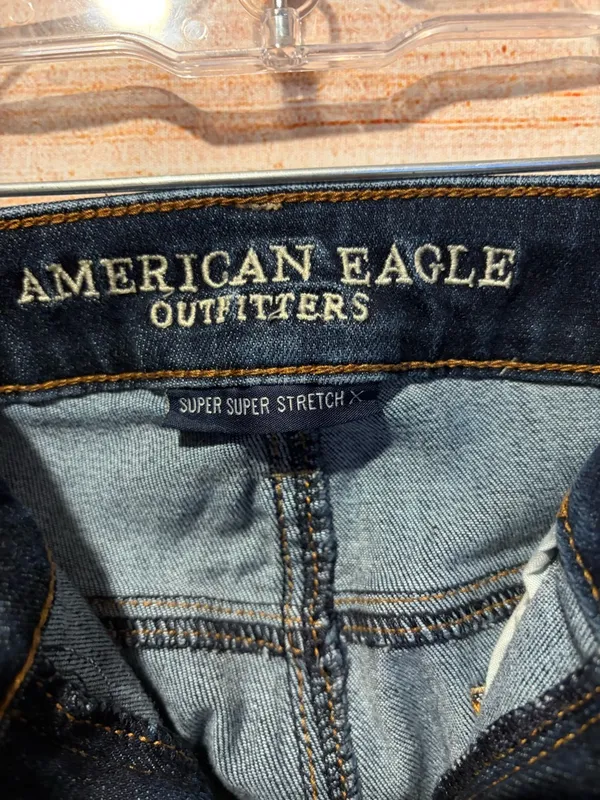 American Eagle Outfitters Navy Skinny Jeans for Women - Image 3