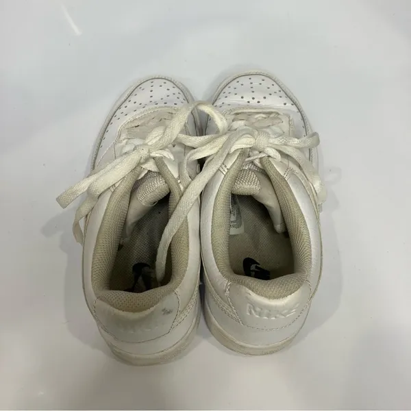Nike Court‎ Vision low top sneakers all white size 7 - Image 5