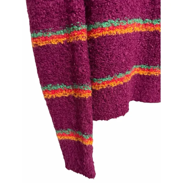 Free People Best Day Ever Striped Sweater‎ Women's Size Large - Image 7