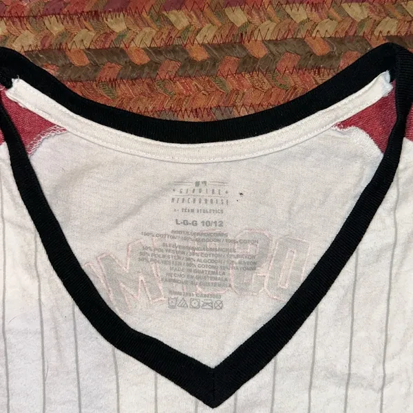 ARIZONA DIAMONDBACKS BASEBALL PIN STRIPE TEE - Image 2