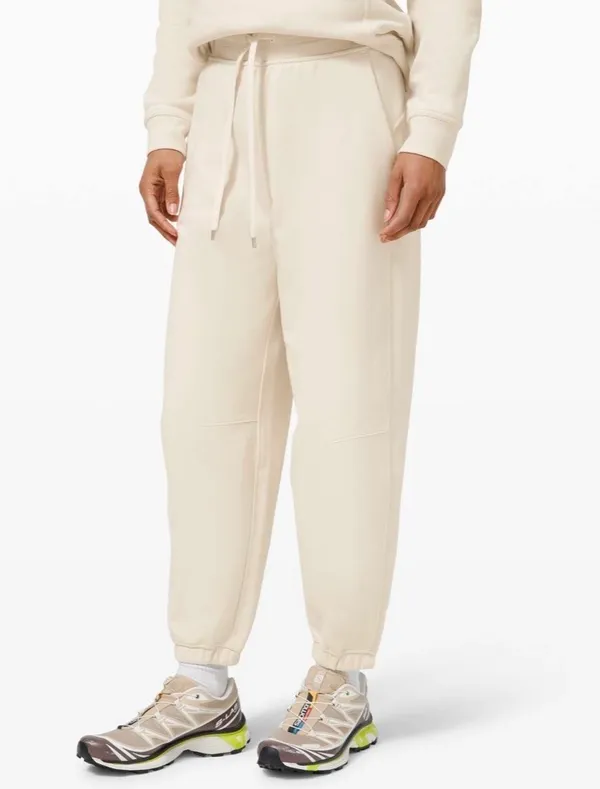 Lululemon Relaxed Fit French Terry Jogger White Opal 6 - Image 7