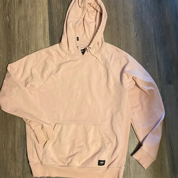 Vans Pink Pullover Hoodie Size M - Image 2