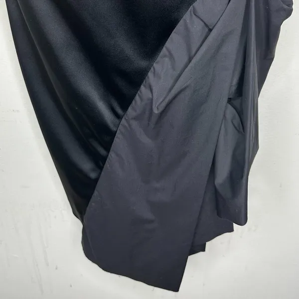 Vera Wang Lavendar Label Womens Asymmetrical Cocktail Dress in Black Size 4 - Image 3