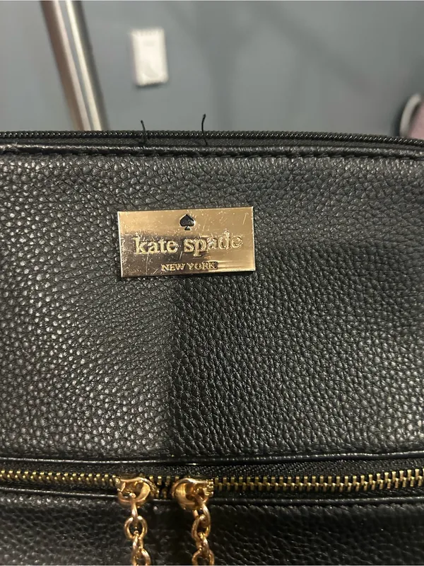kate spade Black Pebbled Leather Crossbody with Tassel Zipper - Image 2