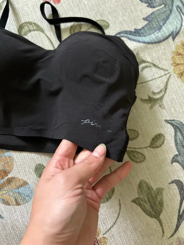 PINK Black bra (S) - Image 2