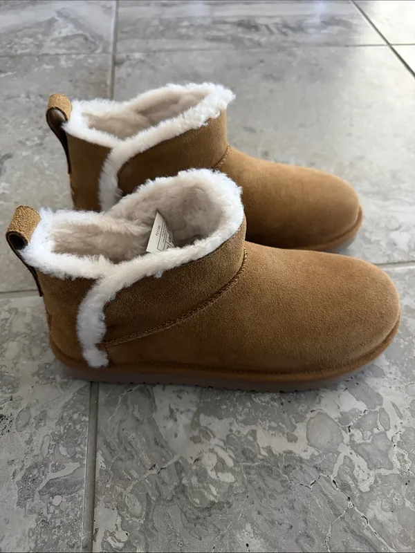 Koolaburra by UGG Koola Ultra Mini Platform Chestnut Bootie, Size 8, NWT - Image 6